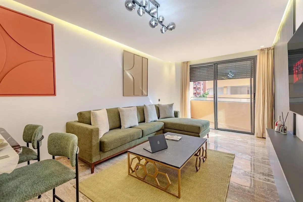 Large Elegant 2Br Apt In Gueliz Marrakesh 0*,  Morocco